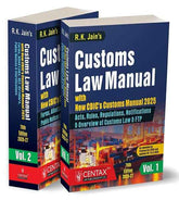 R.K. Jain's Customs Law Manual (Set of 2 Volumes) - Books By Centax Publications