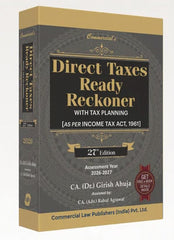 Commercial's Income Tax Complete Reference Set - Direct Tax Ready Reckoner, Income Tax Act and Income Tax Rules (2026) Books By Dr. Girish Ahuja and Adv. Rahul Agarwal