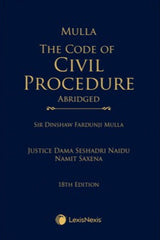 Mulla's The Code of Civil Procedure (Abridged) - Book By LexisNexis