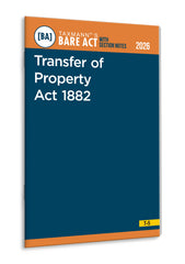 Transfer of Property Act 1882 (Bare Act with Section Notes) - Book By Taxmann