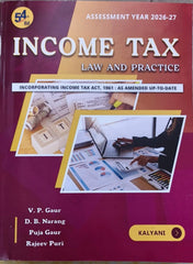 Income Tax Law and Practice (Incorporating Income Tax ACT, 1961 As Amended Up To Date) - Book By Kalyani Publishers