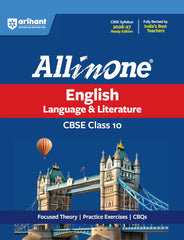 All in One English Language & Literature Class 10 for CBSE Exam - Book By Arihant Publication