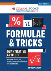 CAT Formulae & Tricks Quantitative Aptitude (For CAT, XAT, MAT, Entrance & Government Job Exams)- Book By Oswaal Books