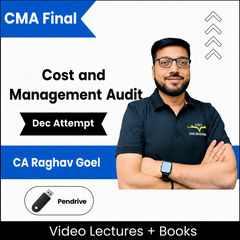 CMA Final Cost and Management Audit Video Lectures by CA Raghav Goel Dec Attempt (Google drive)