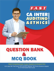 CA Inter Audit (Question bank + MCQ) book by CA Sarthak Jain