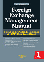 Foreign Exchange Management Manual with FEMA and FDI Ready Reckoner & FEMA Case Laws Digest (Set of 2 Volumes) by Taxmann