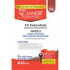 Shuchita Scanner CSEET Paper- 2 Legal Aptitude and Logical Reasoning Green Edition