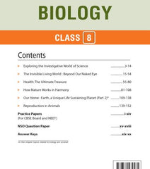 Foundation Course Biology Book for Class 8 by MTG Learning
