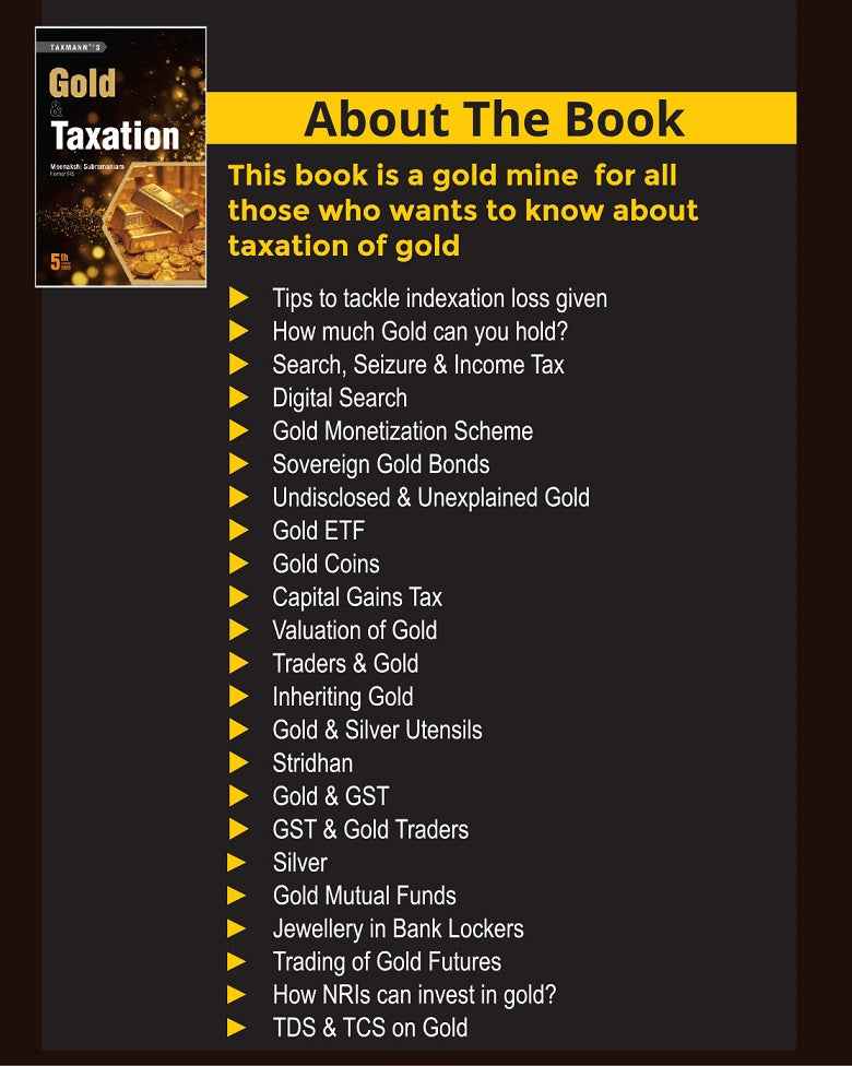 Taxmann's Gold & Taxation by Meenakshi Subramaniam