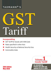 GST Tariff (Set of 2 Volumes) - Books By Taxmann