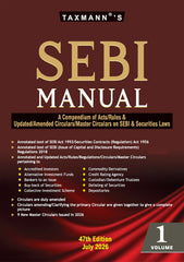 SEBI Manual (Set of 3 Volumes) - Books By Taxmann