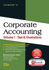 Corporate Accounting (Set of 2 Volumes) - Books by Taxmann