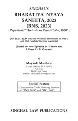 Bharatiya Nyaya Sanhita (BNS-2023) Criminal Law I - Book By Singhal Law Publications