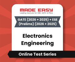 GATE (2026 + 2025) + ESE (Prelims)(2026 + 2025) Electronics Engineering Online Test Series
