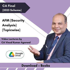CA Final (2023 Scheme) AFM (Startup Finance) (Topicwise) Video Lectures by CA Vinod Kumar Agarwal (Download + Books)