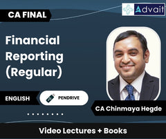 CA Final Financial Reporting (Regular) Video Lectures by CA Chinmaya Hegde (Pendrive)