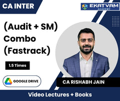 CA Inter (Audit + SM) Combo (Fastrack) Video Lectures by CA Rishabh Jain (Google Drive, 1.5 Times)