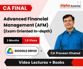 CA Final Advanced Financial Management (AFM - Exam Oriented In-depth) - Video Lectures by CA Praveen Khatod (Google Drive, 3 Months, 1.8 Views) - BuyTestSeries.in