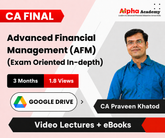 CA Final Advanced Financial Management (AFM - Exam Oriented In-depth) - Video Lectures by CA Praveen Khatod (Google Drive, 3 Months, 1.8 Views, eBook) - BuyTestSeries.in