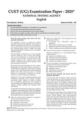 NTA CUET (UG) Mock Test Papers - English By Oswaal Books