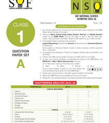 NSO Class-1 Olympiad Previous Years Papers (PYP - Set A and B) Science Book by MTG Learning