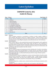 CBSE Question Bank for Class 12 - Chemistry Book - Chapterwise and Topicwise Solved Papers For 2027 Exam By Oswaal Books