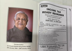 Garg's INCOME TAX READY RECKONER with Rates, Tables, Illustrations & Case Laws for Income Tax (TDS/TCS rates) Book