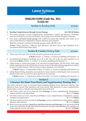 CBSE Question Bank for Class 12 - English Core Book - Chapterwise and Topicwise Solved Papers For 2027 Exam By Oswaal Books