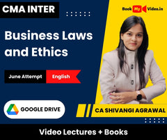 CMA Inter Business Laws and Ethics Video Lectures in English by CA Shivangi Agrawal June Attempt (Download + Books)