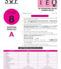 IEO Class-8 Olympiad Previous Years Papers (PYP) English with Sample OMR Sheet - Book By MTG Learning