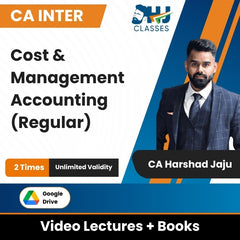 CA Inter Cost & Management Accounting (Regular) Video Lectures by CA Harshad Jaju (Google Drive, Unlimited Validity, 2 Times)