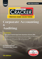 Taxmann Cracker Combo Papers 9 to 12 (OMSM, CAA, FMDA, and MA) Set of 4 Books for CMA Intermediate