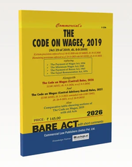 Commercial's New Labour & Industrial Code Along with Rules (Bare Act) - Combo Books