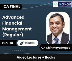 CA Final Advanced Financial Management (Regular) Video Lectures by CA Chinmaya Hegde (Pendrive)