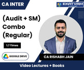 CA Inter (Audit + SM) Combo (Regular) Video Lectures by CA Rishabh Jain (Google Drive, 1.7 Times)