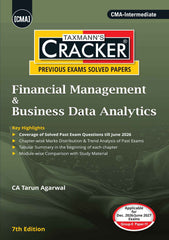 Taxmann Cracker Combo Papers 9 to 12 (OMSM, CAA, FMDA, and MA) Set of 4 Books for CMA Intermediate
