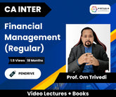 CA Inter Financial Management (Regular) Video Lectures by Prof. Om Trivedi (Pendrive, 1.5 Views, 18 Months)