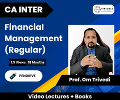 CA Inter Financial Management (Regular) Video Lectures by Prof. Om Trivedi (Pendrive, 1.5 Views, 18 Months)