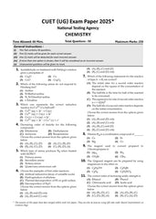 NTA CUET (UG) Mock Test Papers - Chemistry By Oswaal Books