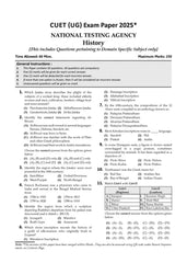 NTA CUET (UG) Mock Test Papers - History By Oswaal Books