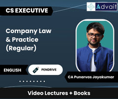 CS Executive Company Law & Practice (Regular) Video Lectures by CA Punarvas Jayakumar (Pendrive)