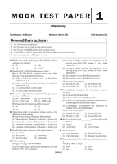 NTA CUET (UG) Mock Test Papers - Chemistry By Oswaal Books