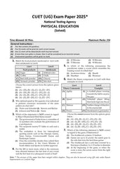 NTA CUET (UG) Question Bank - Physical Education Book By Oswaal Books