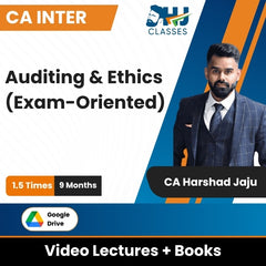 CA Inter Auditing & Ethics (Exam-Oriented) Video Lectures by CA Harshad Jaju (Google Drive, 9 Months, 1.5 Times)