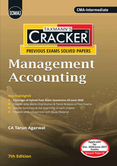 Taxmann Cracker Combo Papers 9 to 12 (OMSM, CAA, FMDA, and MA) Set of 4 Books for CMA Intermediate