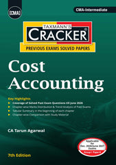 Taxmann Cracker Combo Papers 5 to 8 (Law/BLE, FA, DITX/DT & IDT, and CA) Set of 4 Books for CMA Intermediate