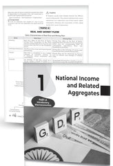 Educart's CBSE Class 12 Economics Question Bank (Chapter-wise PYQs, MCQs, Case-Based Qs & Notes) Book