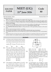 NEET (UG) 10 Mock Test Papers (Physics, Chemistry & Biology) - Book By Oswaal Books