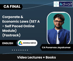 CA Final Corporate & Economic Laws (SET A - Self Paced Online Module) (Fastrack) Video Lectures by CA Punarvas Jayakumar (Google Drive)