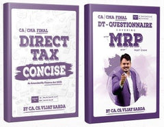 CA Final Direct Tax (Concise + MRP) Combo Book by CA Vijay Sarda
